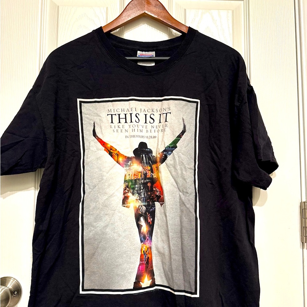Vintage Michael Jackson This is it tour T-shirt unique rare XL VTG y2k 90s